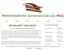 Tablet Screenshot of mcc-memmelsdorf.de